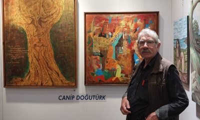 Canip Doğutürk, ArtContact Fuarı’nda Eserleriyle Göz Doldurdu.