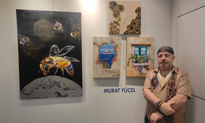 Murat Yücel eserlerini ArtContact Uluslararası Çağdaş Sanat Fuarı’nda sanatseverlerle buluşturdu