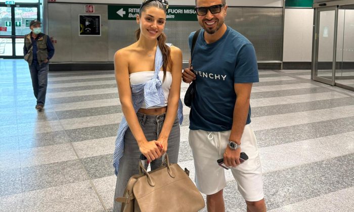 Metin Akay ve Hande Erçel Aynı Karede!